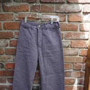 high waist, ankle flare jeans